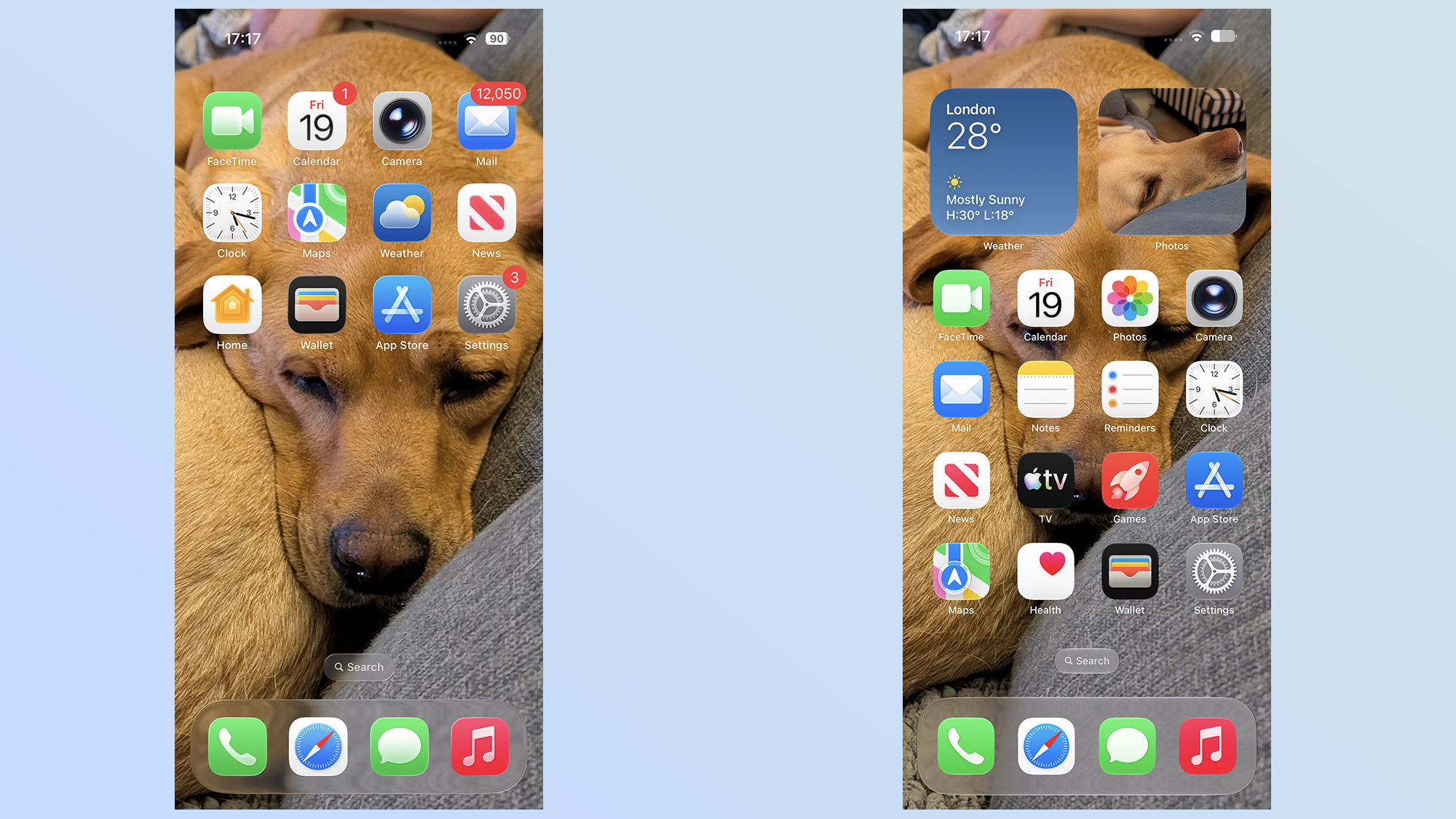liquid glass comparison ios 27 vs ios 26