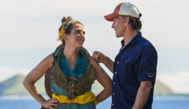 Aubry Bracco and Jeff Probst on Survivor 50
