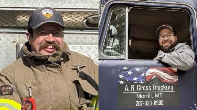 Andrew Cross Morrill firefighter killed in Searsmont explosion Maine Morrill Firefighter Andrew Cross, 27, died in an explosion that happened during a fire at the Robbins Lumber mill in Searsmont, Maine, on May 15, 2026. Cross also owned his own business, A.R. Cross Trucking.