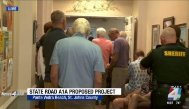 St. Johns County residents pack FDOT meeting, push back plan to overhaul stretch of A1A