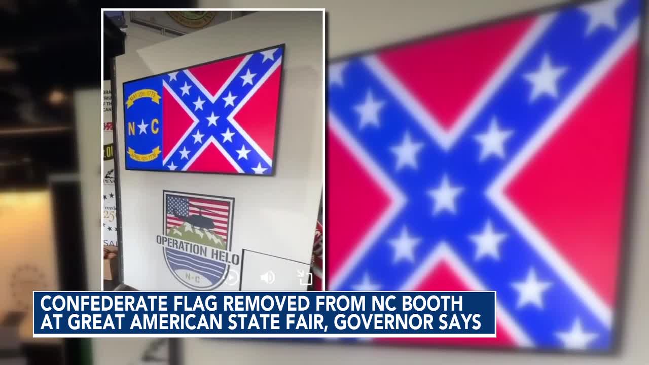 Confederate flag removed from N.C. booth at Great American State Fair, governor says :: WRAL.com