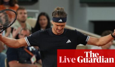French Open 2026 quarter-finals: Zverev races past Jódar; Kostyuk and Andreeva into semis – as it happened | French Open 2026