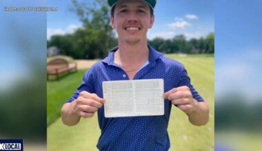 Pennsylvania golfer makes two holes-in-one in the same round, buys Mega Millions lotto tickets using numbers from his feat