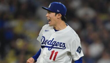 Dodgers' Japanese-born starting trio establishes unique MLB mark