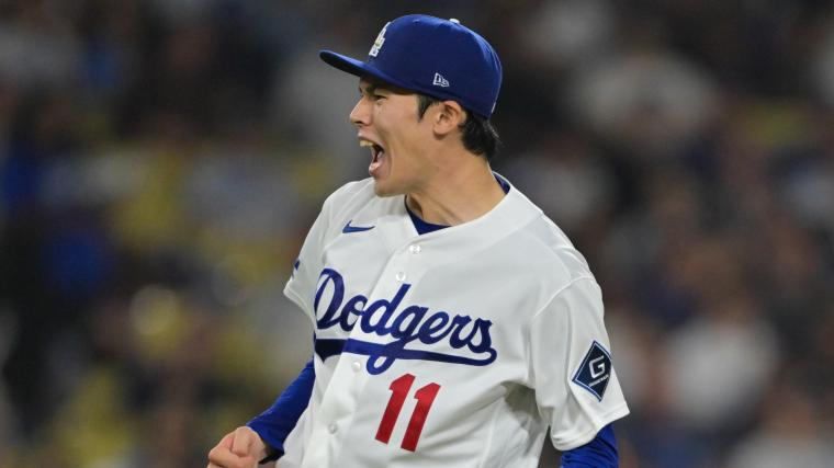 Dodgers' Japanese-born starting trio establishes unique MLB mark
