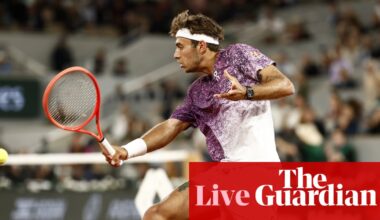 French Open 2026: Auger-Aliassime v Cobolli as quarter-finals continue – live | French Open 2026