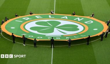Republic of Ireland crest at Aviva Stadium