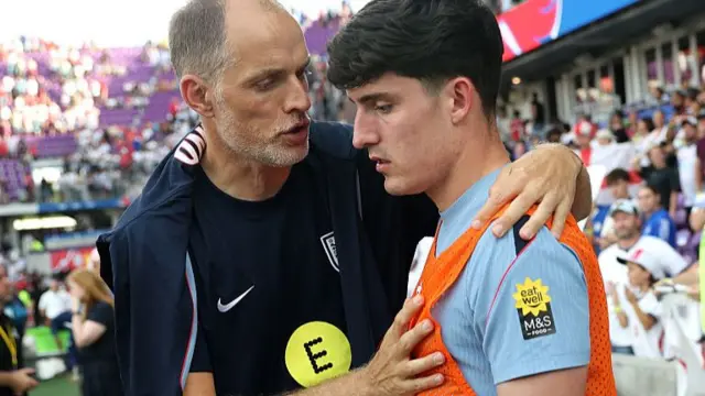 Thomas Tuchel and Tino Livramento