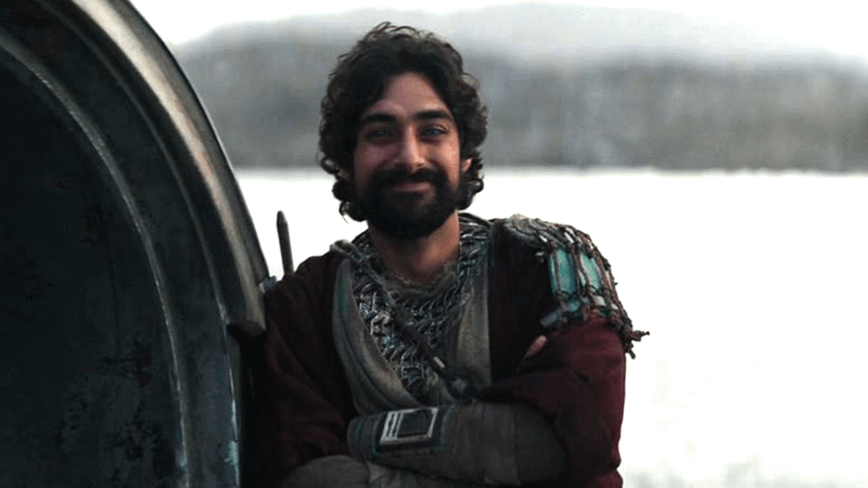 Eman Esfandi as Ezra Bridger on Peridea in 'Ahsoka' Season 1.