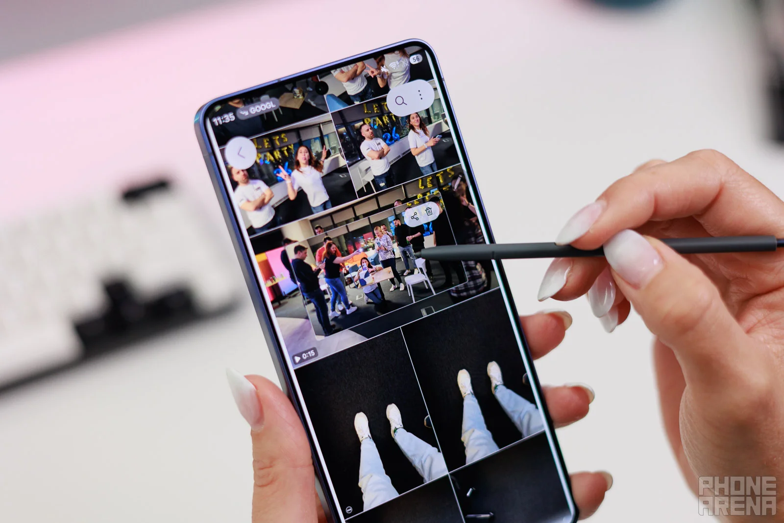 Need a quick preview? No problem!. | Image by PhoneArena - Galaxy S26 Ultra S Pen: features guide