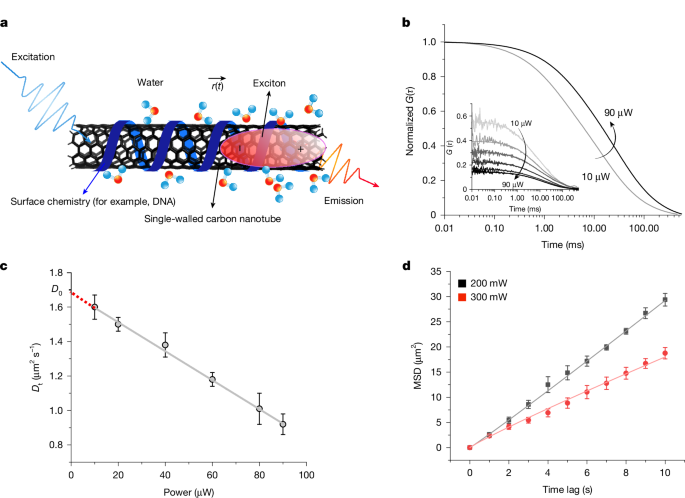 Light-induced quantum friction of carbon nanotubes in water