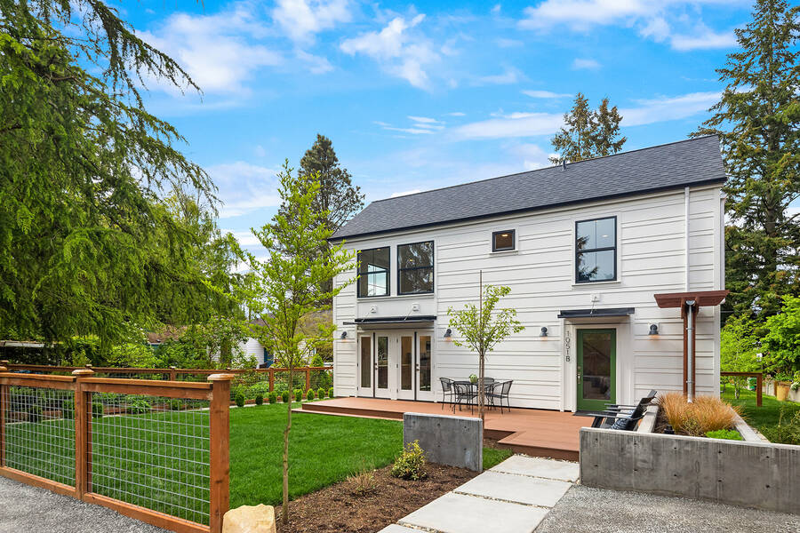 One of the three pre-approved home designs now available in the city of Everett. (Courtesy of City of Everett/Fivedot Architects)
