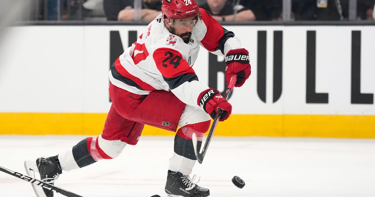Hurricanes fall in Game 3, a dramatic double OT thriller in Vegas :: WRAL.com