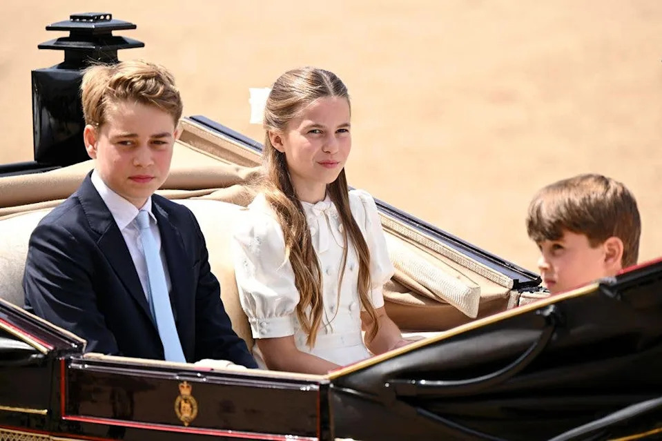 Prince George, Princess Charlotte and Prince Louis were well-behaved and looking grown up on June 13