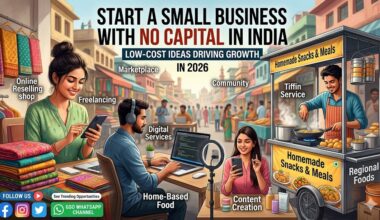 Starting a Small Business With No Capital in India in 2026: Low-Cost Ideas Driving Entrepreneurial Growth