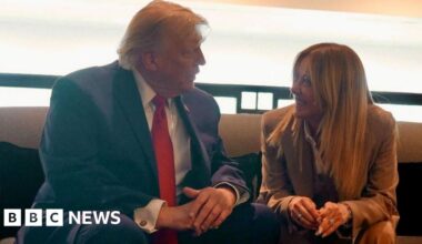 Meloni tells Trump to 'focus on your own popularity' as row escalates - BBC