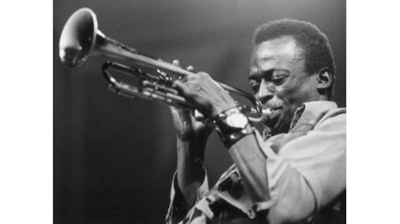 Jazz giant Miles Davis in concert