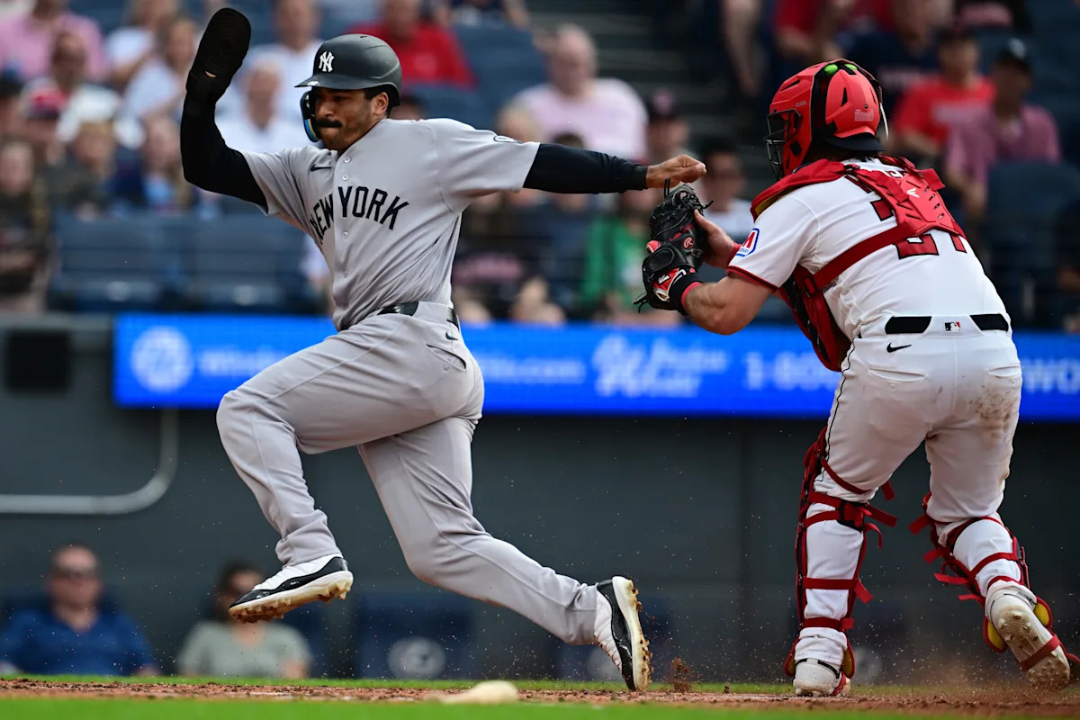 Yankees put OF Grisham on 10-day IL; Stanton's return delayed by soreness