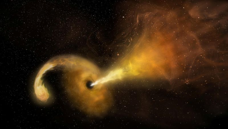Wind from Milky Way's supermassive black hole is finally discovered