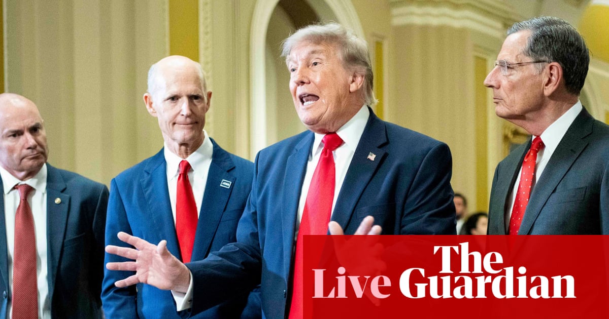 Supreme court to issue opinions, with eyes on high-stakes cases; Trump to meet House speaker to break legislative gridlock – live | US news