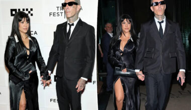 Kourtney Kardashian and Travis Barker make first red carpet appearance together in more than two years