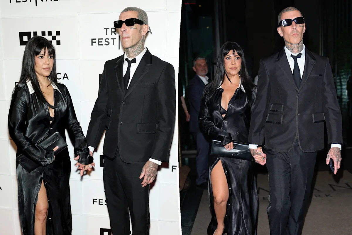 Kourtney Kardashian and Travis Barker make first red carpet appearance together in more than two years