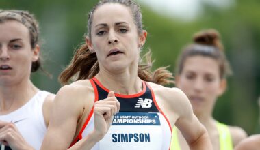 Olympian Jenny Simpson Collapses During Race, No Pulse, Rushed To Hospital