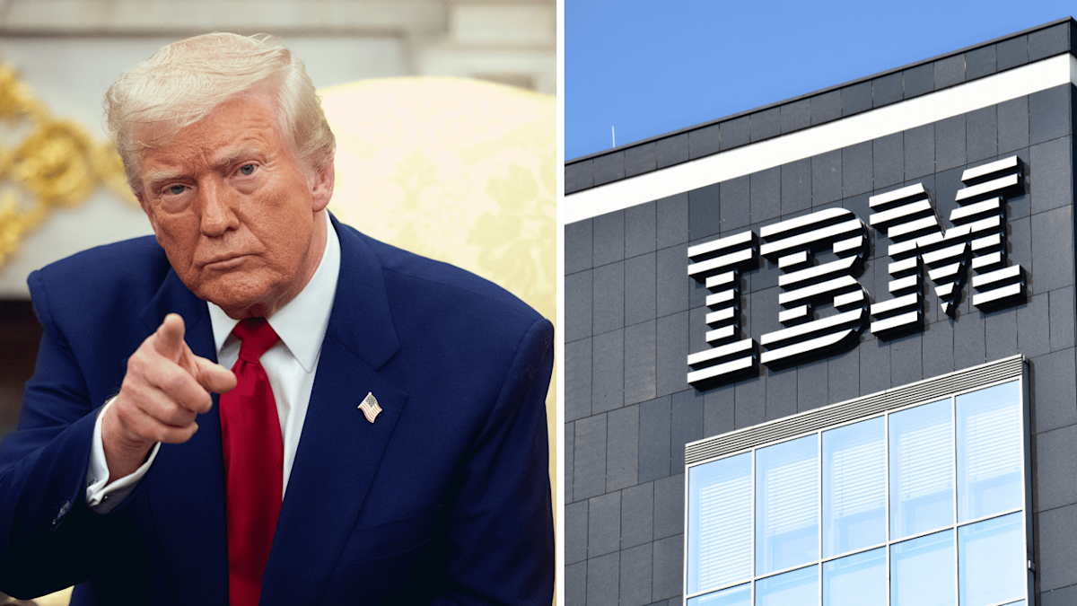 Trump praised IBM's 'legend' CEO, government floated a $1B quantum award — is the stock still a 'very nice price'?