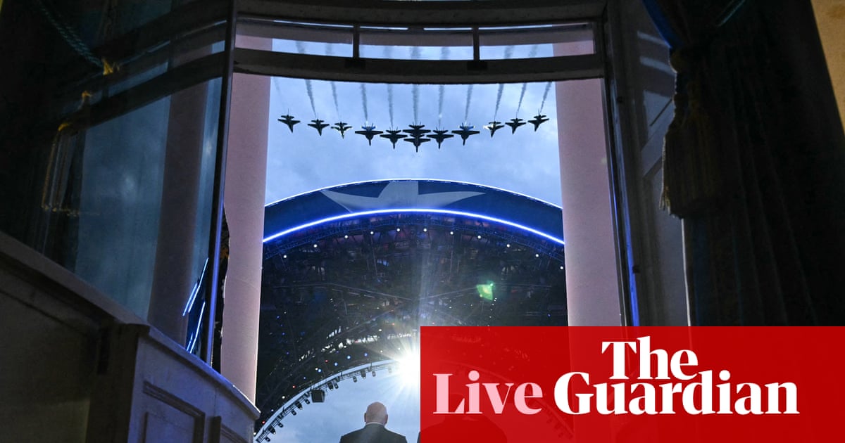 Trump announces 4 July rally in Washington after hosting UFC cage match at the White House – live | Donald Trump