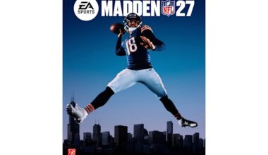Caleb Williams strikes jump-throw pose for Madden NFL 27 cover