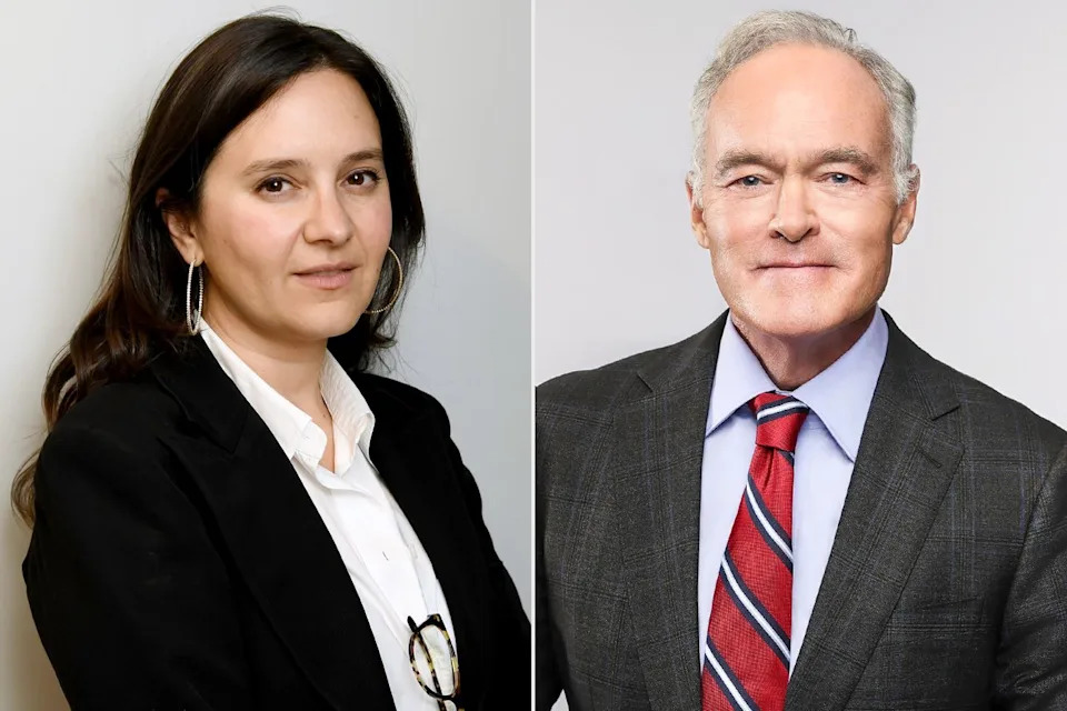 Bari Weiss, Scott PelleyCredit: Noam Galai/Getty; Michele Crowe/CBS