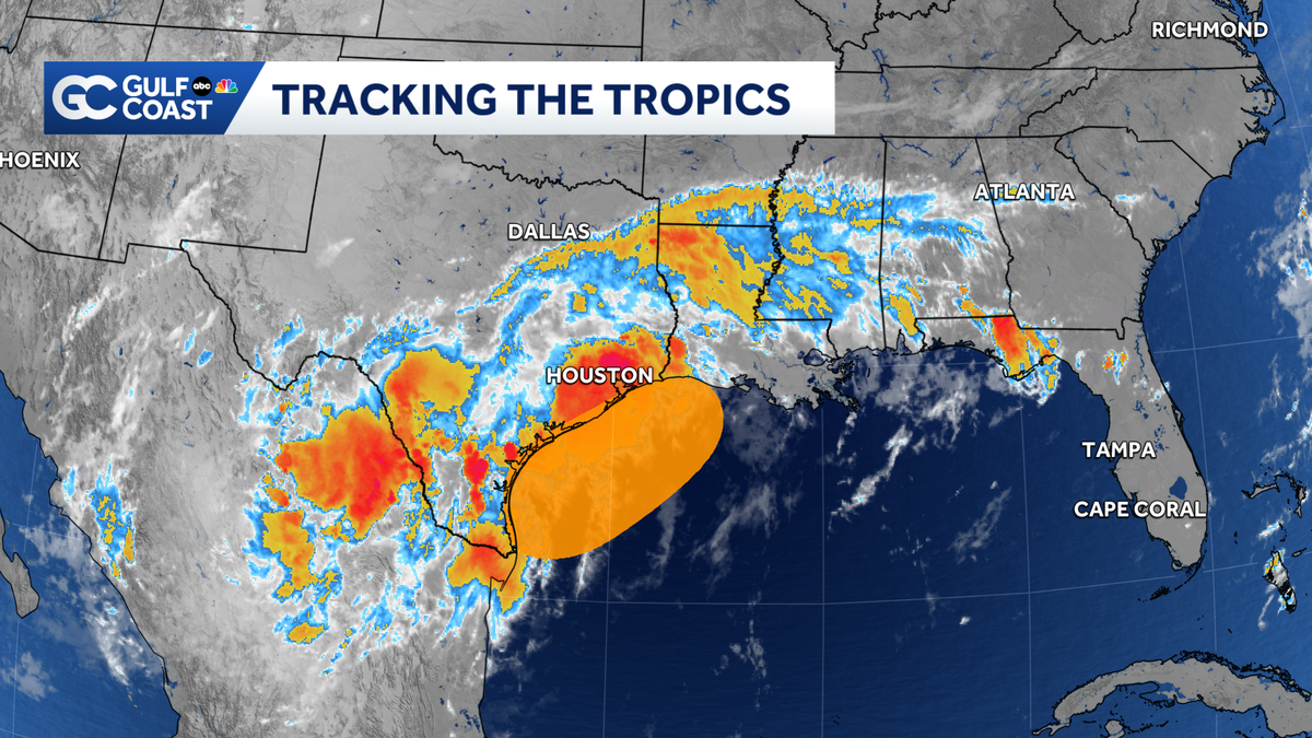 Chances for tropical development in the Gulf continue to increase