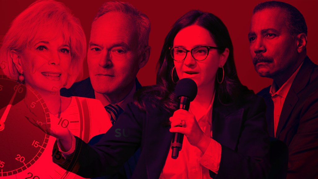 Lesley Stahl, Scott Pelley, Bari Weiss and Bill Whitaker