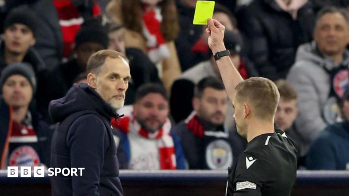 Turpin sending Tuchel to the stands in the Champions League against Manchester City