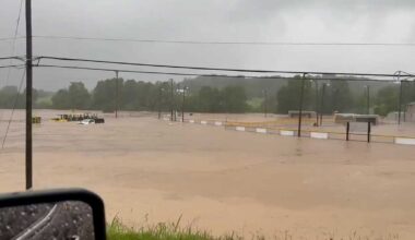 Flooding forces evacuations in Lanesville, Indiana