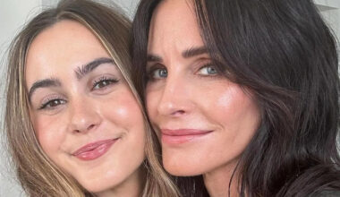 Courteney Cox's daughter Coco shows off chest tattoo in rare family photo