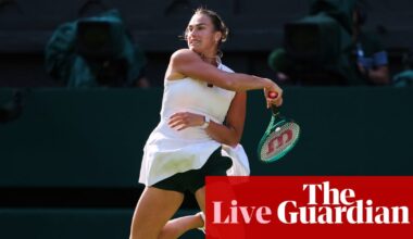 Wimbledon 2026: Sabalenka in action, Sinner taken to five sets, Osaka advances, Draper withdraws on day one - live | Wimbledon 2026
