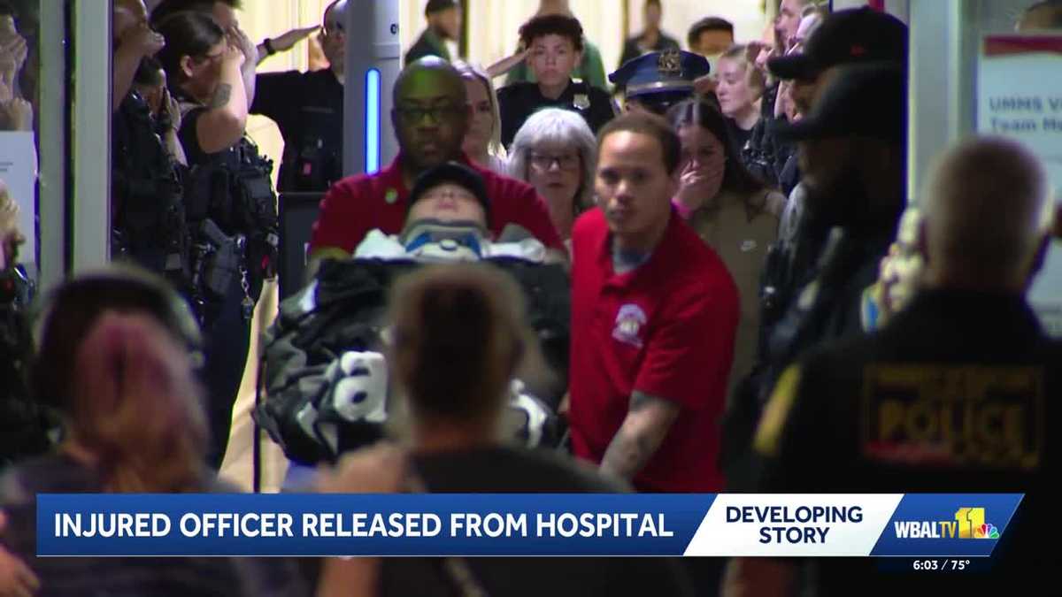 Baltimore County officer shot in Pikesville released from hospital