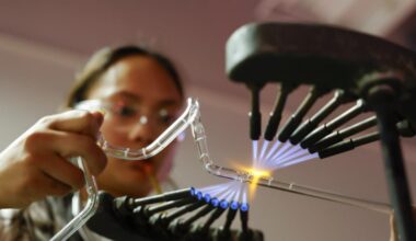 UW-Madison students make ‘captivating’ neon sculptures in popular class | Education