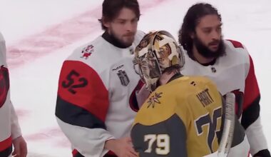 Hurricanes players go viral for their actions against Carter Hart in handshake line