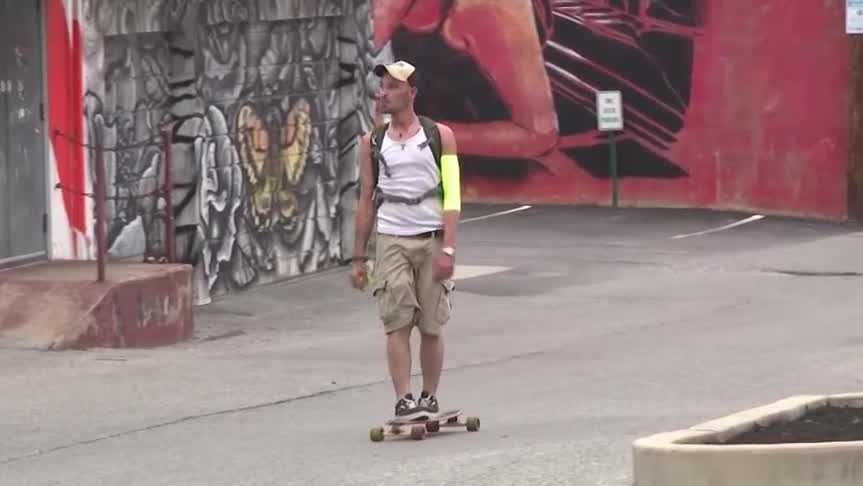 York County man skateboarding across the US to promote mental health awareness