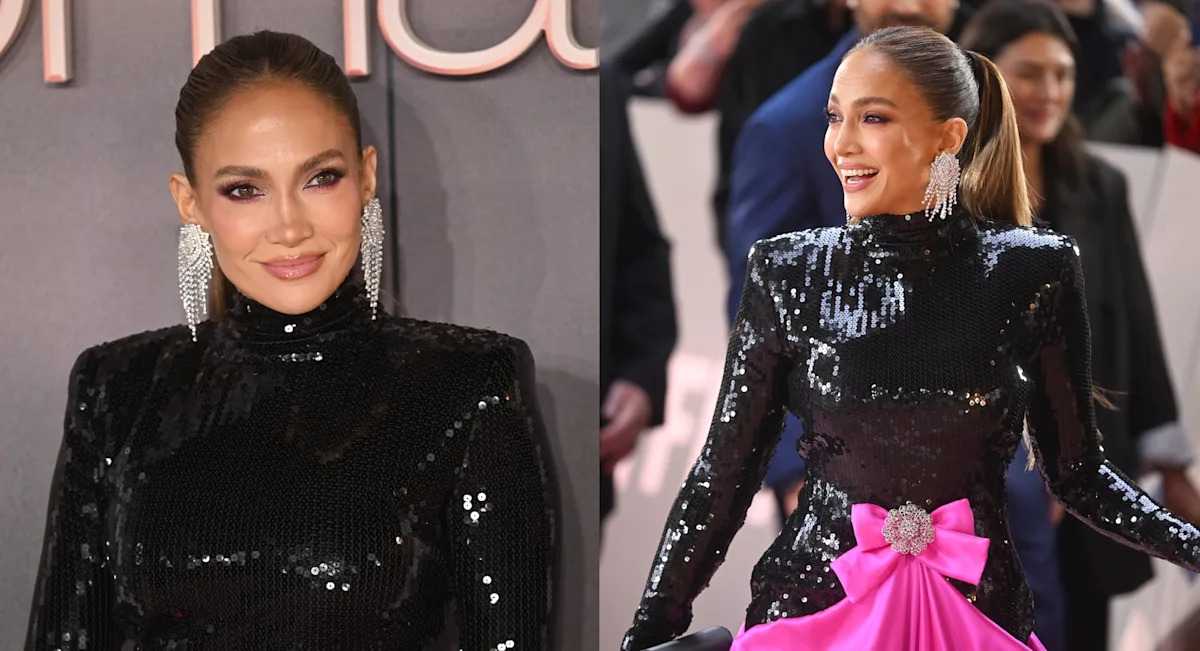 Jennifer Lopez Does Shimmering Romance in Richard Quinn