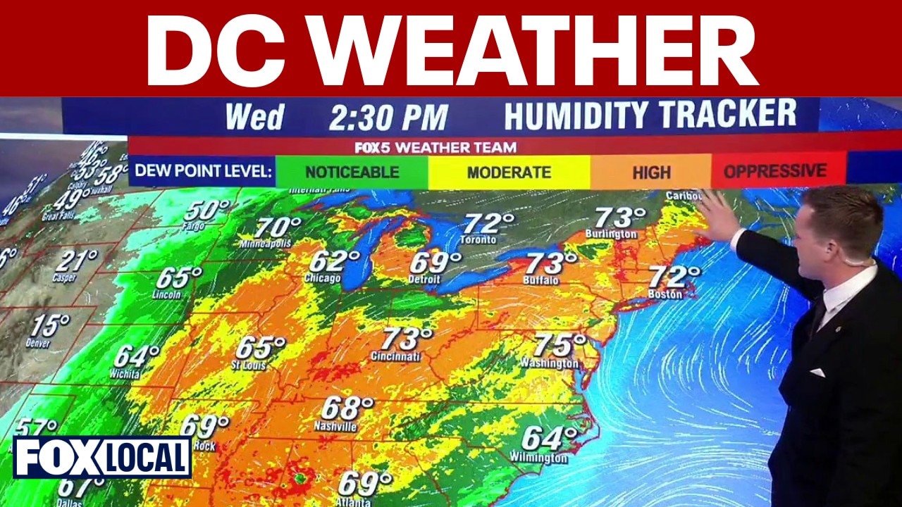 DC weather forecast: Record-breaking heat wave moves in mid-week