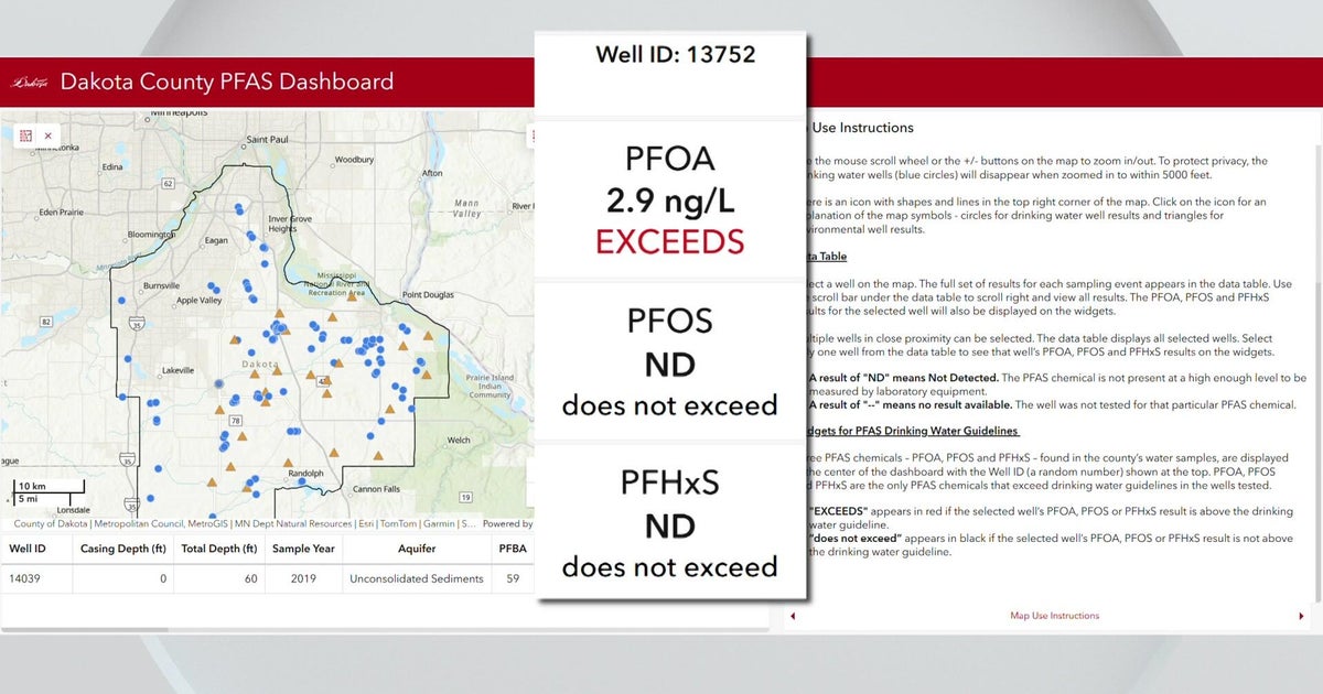 PFAS found in drinking water, environmental wells tested in Dakota County