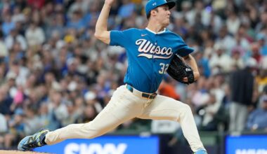 Misiorowski throws 105.5 mph pitch, wins for 8th time in 9 decisions to lead Brewers over Cubs 6-2 :: WRAL.com