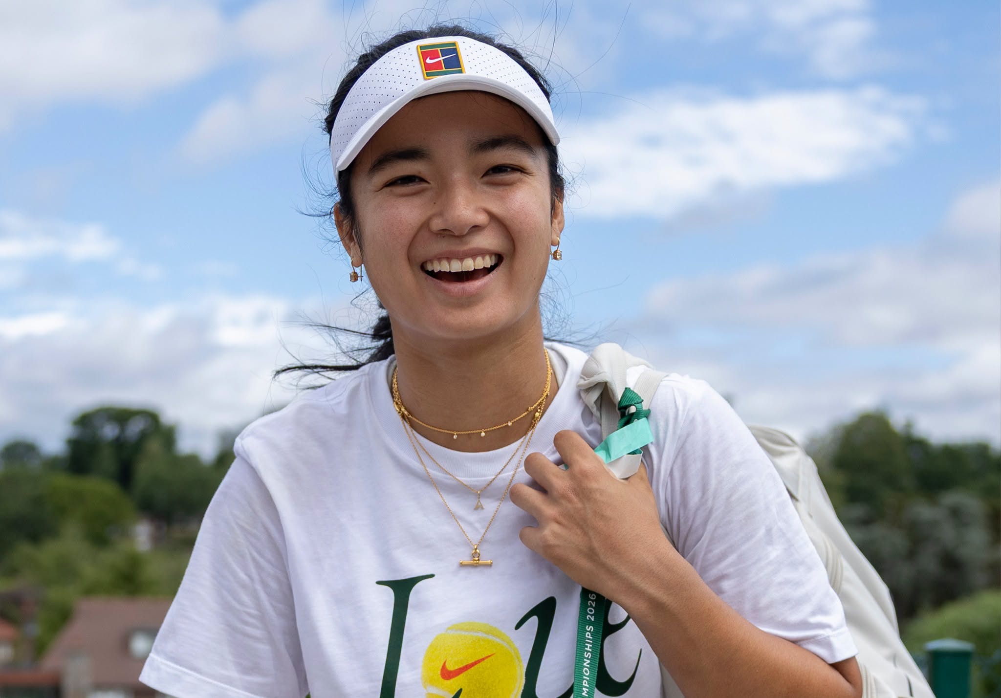 Filipino tennis star Alex Eala ahead of her campaign in the Wimbledon championships.