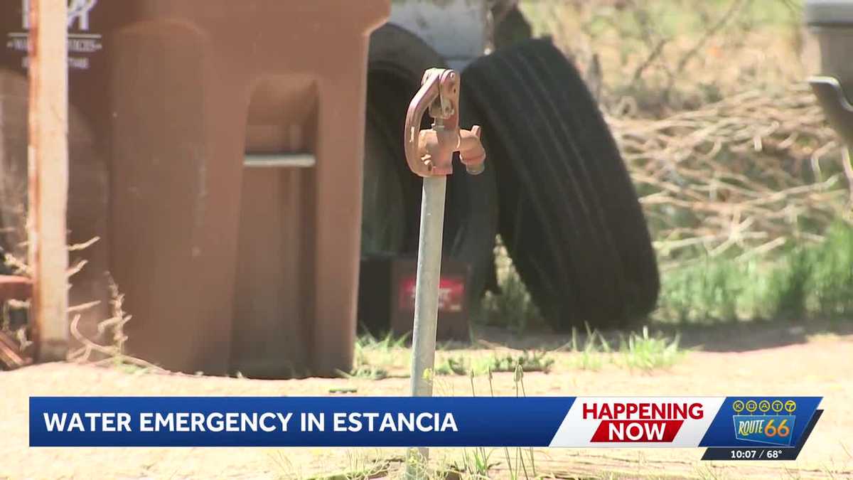 Town of Estancia declares water emergency