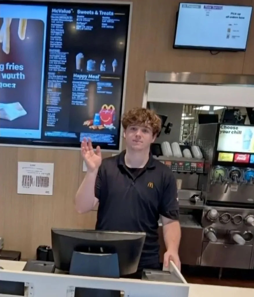 Smith’s mother, Amber Smith, said her son, a manager at the restaurant, is engaged and working hard to build a life for himself. Courtesy of Amber Smith