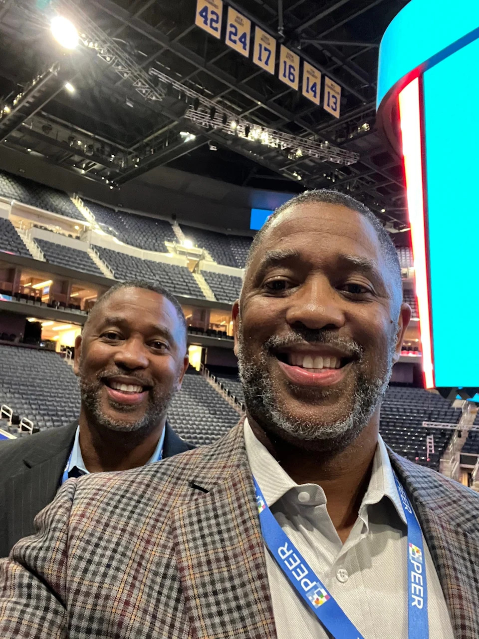 Travan and Travis Jasper - PHOTO: Travan and Travis Jasper, both 56, say they're both competitive and supportive of each other.