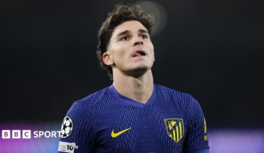 Atletico Madrid striker Julian Alvarez